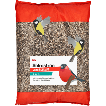 Vildfågel Solrosfrön 4kg ICA.