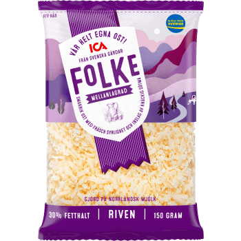 Ost Riven Folke 150g ICA.