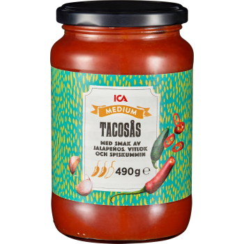 Tacosås Medium 490g ICA.