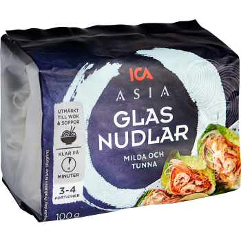 Glasnudlar 100g ICA Asia.