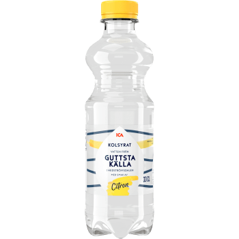 Vatten Kolsyrat Citron 33cl ICA.
