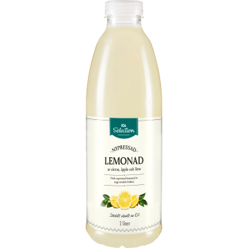 Lemonad Nypressad Citron Äpple Lime 1l ICA Selection.