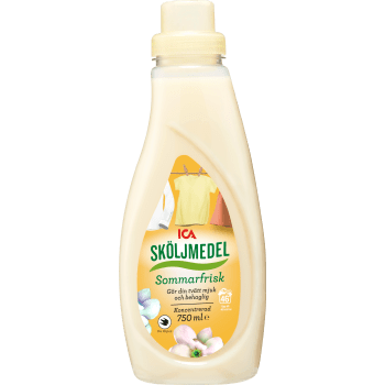 Sköljmedel Sommarfrisk 750ml Miljömärkt ICA.