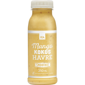 Smoothie Mango Kokos Havre 250ml ICA.