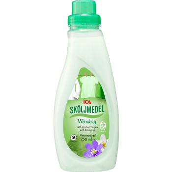 Sköljmedel vårskog 750ml Miljömärkt ICA.