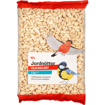 Vildfågelmat Jordnöt 1kg ICA.