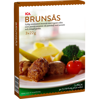 Brunsås 3-p 66g ICA.