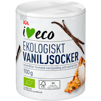 Vaniljsocker Ekologiskt 100g ICA I love eco.