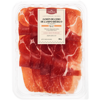Skinka Lufttorkad Jamon de Cebo de Campo Iberico 80g ICA Selection.