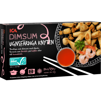 Dimsum knyten ugnsfärdiga 230g ICA.
