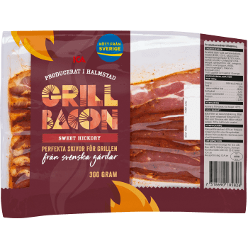 Grillbacon Sweet Hickory 300g ICA.
