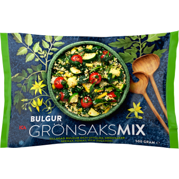 Bulgur & grönsaksmix 500g ICA.