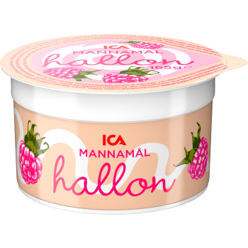Mannamål Hallon 165g ICA.