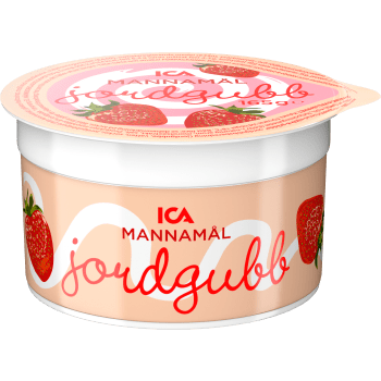 Mannamål Jordgubb 165g ICA.