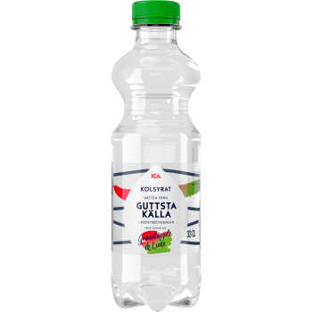 Vatten Granatäpple Lime 33cl ICA.