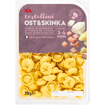 Tortelloni Ost Skinka 250g ICA.