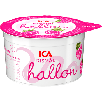 Rismål Hallon 2,8% 175g ICA.