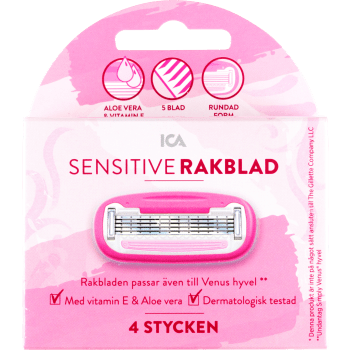 Rakblad Sensitive 5-blad 4-p ICA.