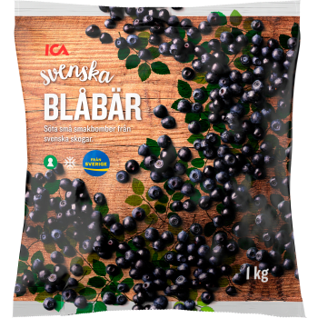 Blåbär Svenska 1kg ICA.