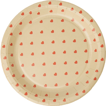 Assiett Hjärta 18cm 12-p ICA.