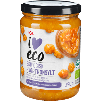 Hjortronsylt 390g ICA I love eco.