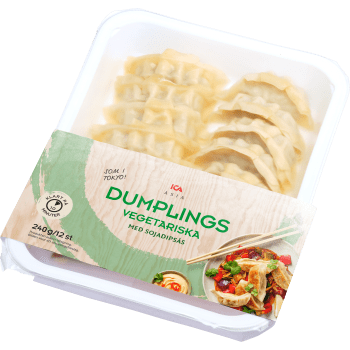 Dumplings Vegetariska Färska 240g ICA.