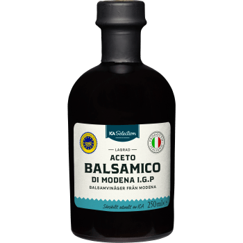 Balsamvinäger 60% druvmust 250 ml ICA Selection.