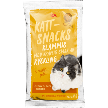 Kattsnacks Klämmis Kyckling 75g ICA.