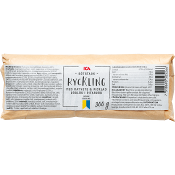 Wrap Sötstark Kyckling 300g ICA.