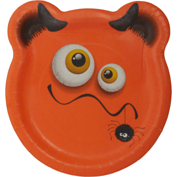 Tallrik Monster 23cm 8-p.