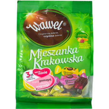 Chokladpåse Fruktsmak 245g Wawel.