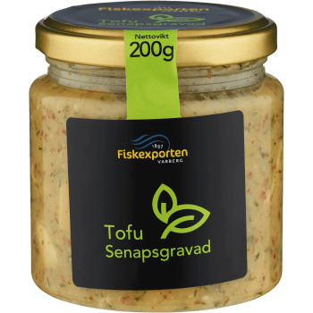 Tofu senapsgravad 200g Fiskexporten.