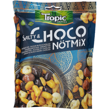 Nötmix Salty & Choco 200g Tropic Snacks.