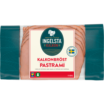 Kalkonbröst Pastrami 110g Ingelsta kalkon.