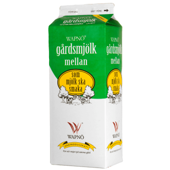 Mellanmjölk 1,5% 1,5l Wapnö.