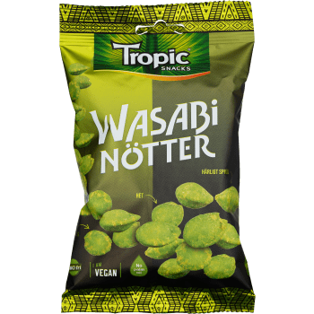 Wasabi Nötter 145g Tropic Snacks.