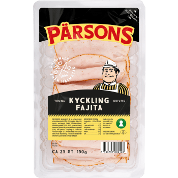 Kyckling Fajita Tunna Skivor 150g Pärsons.