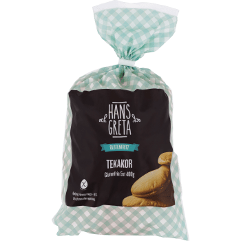Tekakor Glutenfri Fryst 400g Hans & Greta.