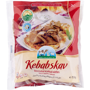 Kebabskav Fryst 750g Qibbla Halal.