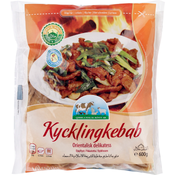 Kyckling shwarma 600g Qibbla Halal.