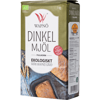 Dinkelmjöl Fullkorn Eko 1kg Wapnö.
