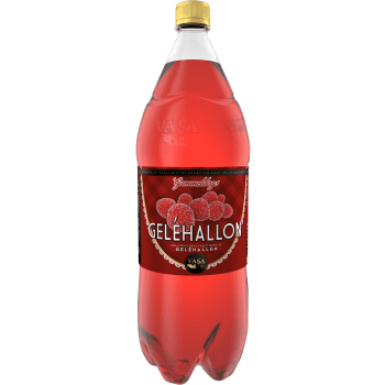 Läsk Gammeldags Geléhallon 1500ml Vasa Bryggeri.