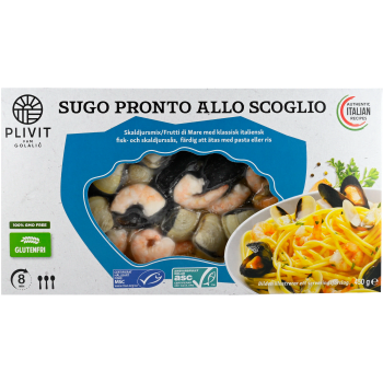 Färdigmat Scoglio allo scoglio 450g Plivit.