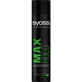 Hårspray Max hold 400ml Syoss.