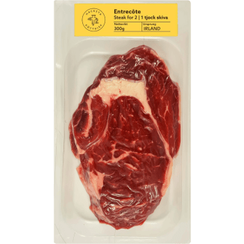 Entrecôte för 2 Färsk 300g Hacksta Köttdisk.