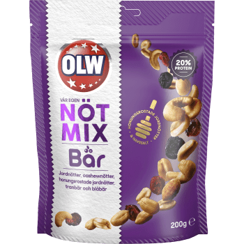 Vår egna Nötmix med Bär 200g OLW.