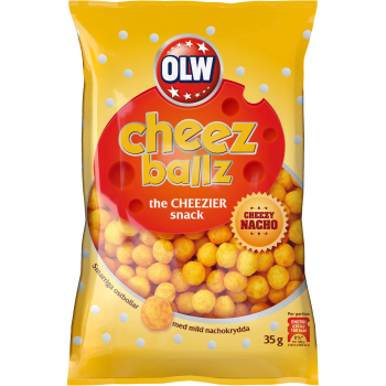 Cheez ballz liten påse 35g OLW.