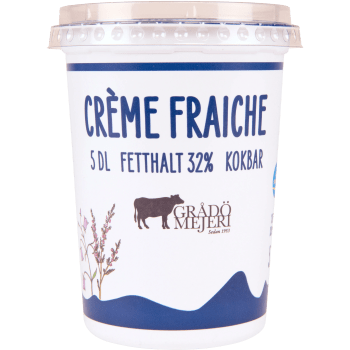 Crème Fraiche 32% 5dl Grådö Mejeri.