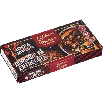 Burgare på Entrecote 300g Lindström.