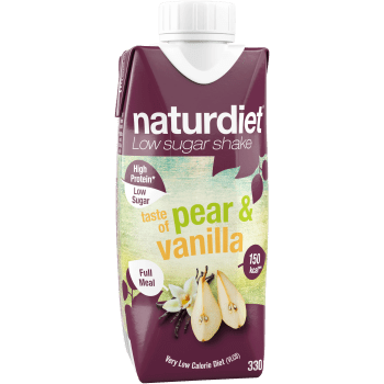Måltidsersättning Pear Vanilla Shake 330ml Naturdiet.